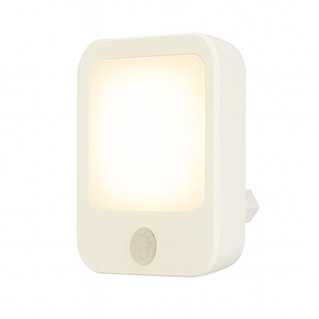 Motion Sensor Night Light – Dimmable LED Plug-In for Bedroom & Hallway