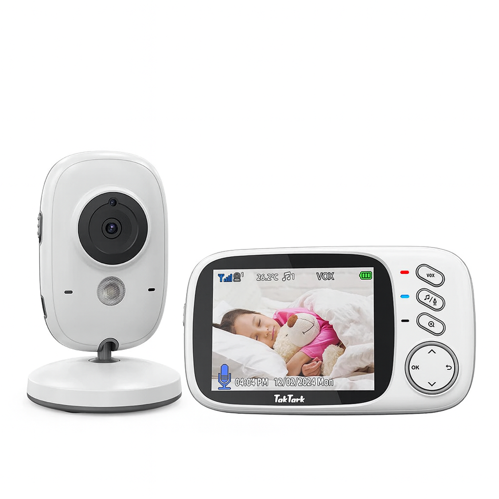 Wireless Video Baby Monitor – 3.2" Screen with Night Vision & Two-Way Audio