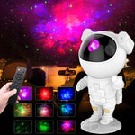 Astronaut Galaxy Projector – 360° Star & Nebula Light with Remote Control