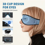 Bluetooth Sleep Mask – 3D Eye Mask with Wireless Headphones