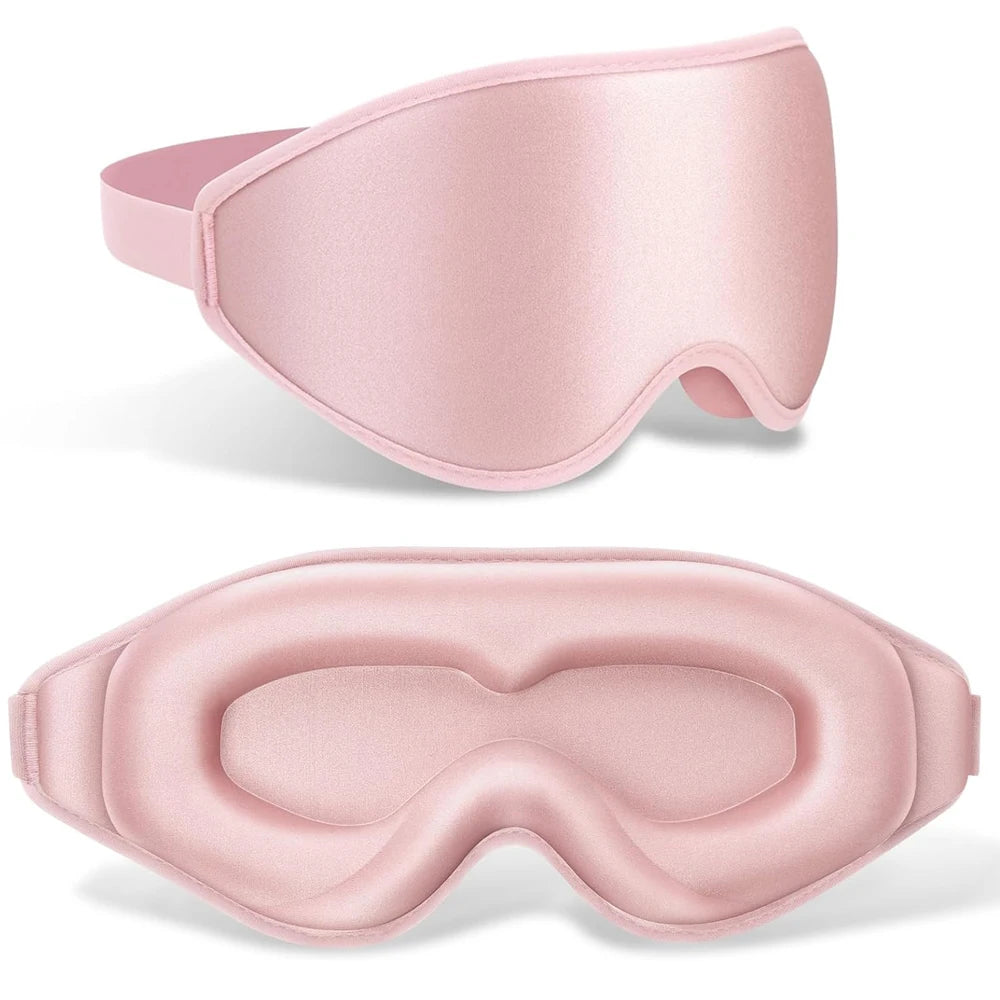 3D Sleep Mask – 100% Light Blockout & Pressure-Free Comfort