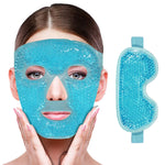 Gel Cooling Face & Eye Mask – Hot & Cold Therapy for Relaxation and Skin Relief