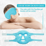 Gel Cooling Face & Eye Mask – Hot & Cold Therapy for Relaxation and Skin Relief