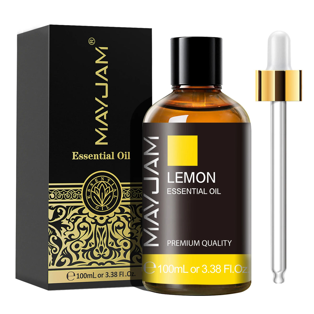 MAYJAM Essential Oil – 100ml Pure Aromatherapy Oil with Dropper