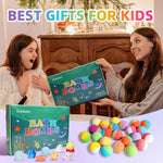 Kids Bath Bomb Gift Set – 24 Natural Fizzy Bombs with Surprise Toys Inside