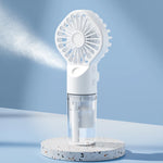 Mini Mist Fan – Portable USB Rechargeable Humidifier & Cooling Spray