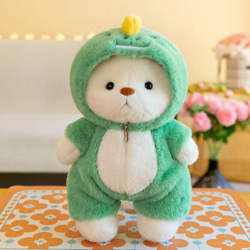 Kawaii Bear Plush Toy – Soft Stuffed Teddy in Suit for Kids & Gifts