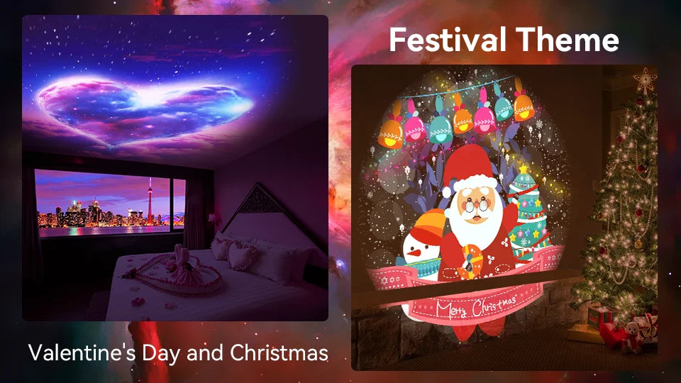 12-in-1 Galaxy Planetarium Projector – Ultra-Clear Meteor & Star Light for Kids & Adults