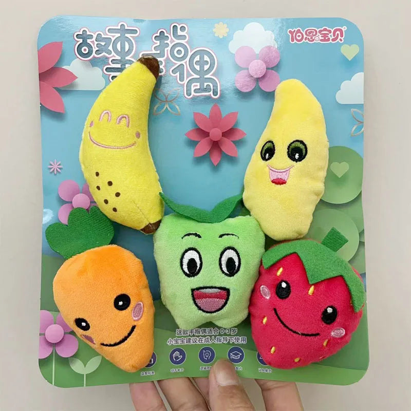 Animal Finger Puppet Set – Educational Plush Storytelling Toys for Kids