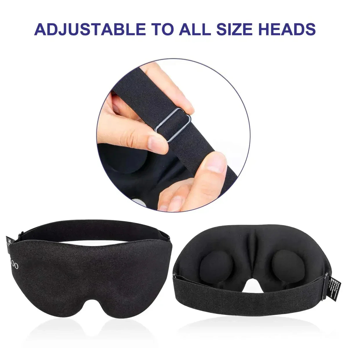3D Eye Mask – Contoured Sleep Mask for Total Light Blockout