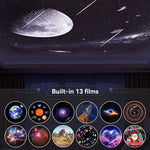 12-in-1 Galaxy Planetarium Projector – Ultra-Clear Meteor & Star Light for Kids & Adults