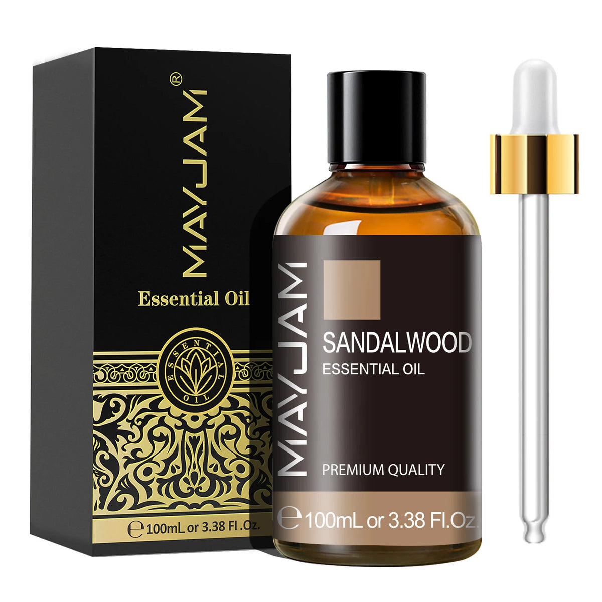 MAYJAM Essential Oil – 100ml Pure Aromatherapy Oil with Dropper