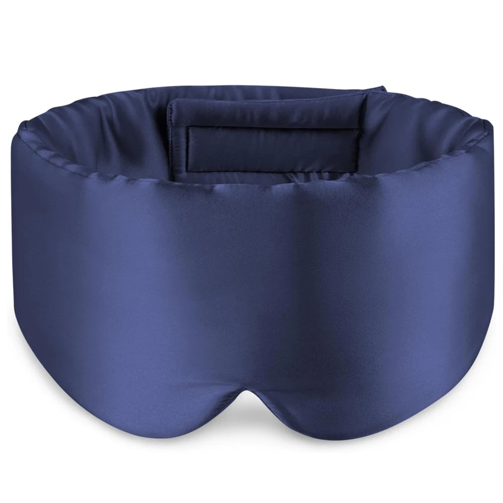 Mulberry Silk Sleep Mask – 100% Pure Silk Light-Blocking Eye Mask for Travel & Rest