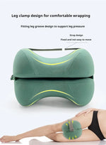 Contoured Memory Foam Knee Pillow – Orthopedic Leg Support for Pain Relief & Spine Alignment