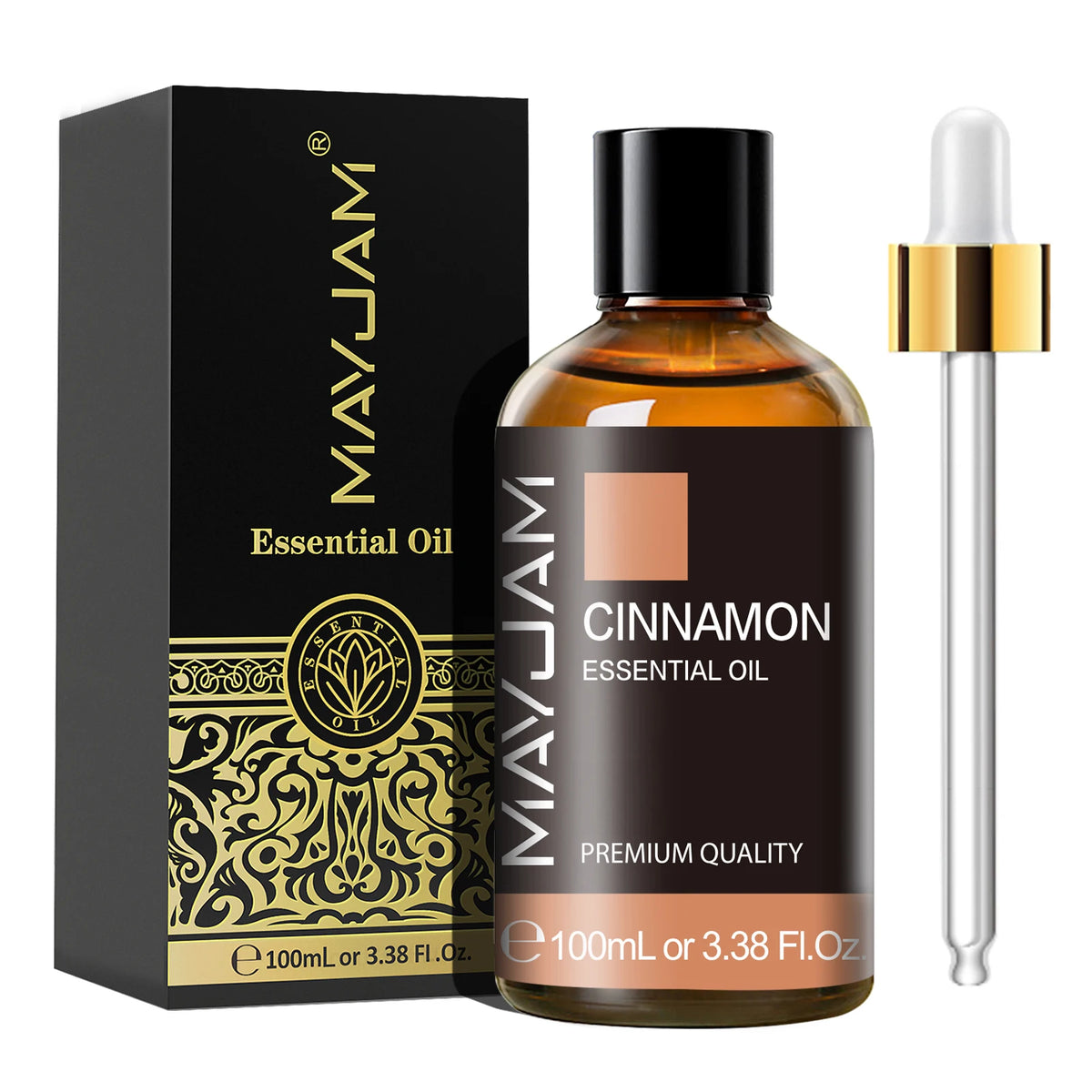 MAYJAM Essential Oil – 100ml Pure Aromatherapy Oil with Dropper
