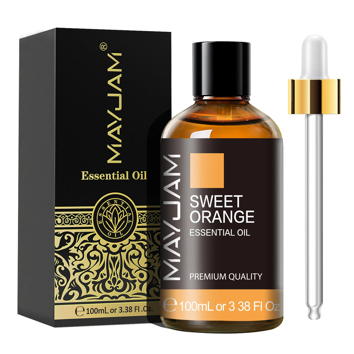 MAYJAM Essential Oil – 100ml Pure Aromatherapy Oil with Dropper