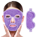 Gel Cooling Face & Eye Mask – Hot & Cold Therapy for Relaxation and Skin Relief