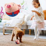Automatic Bouncing Pet Toy – Interactive Plush Ball with Music & Motion for Dogs