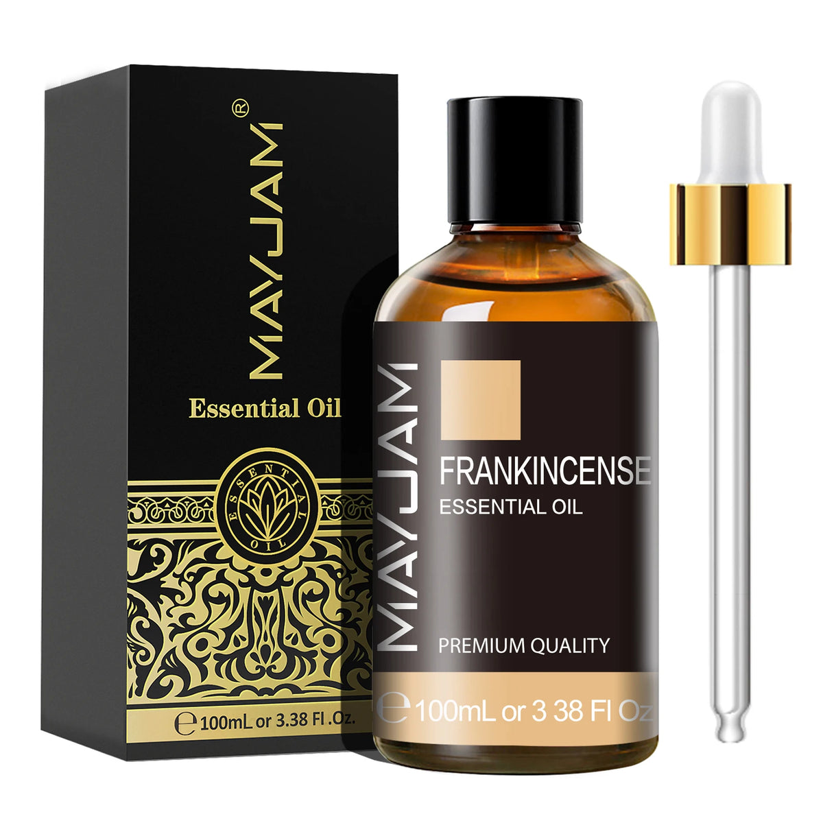 MAYJAM Essential Oil – 100ml Pure Aromatherapy Oil with Dropper