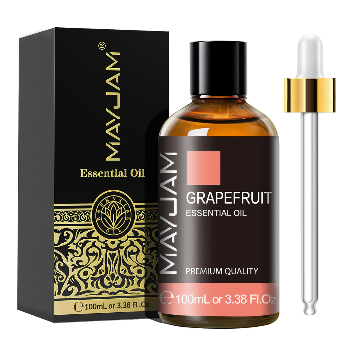 MAYJAM Essential Oil – 100ml Pure Aromatherapy Oil with Dropper