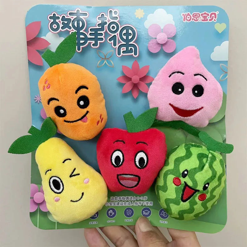 Animal Finger Puppet Set – Educational Plush Storytelling Toys for Kids