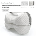 Contoured Memory Foam Knee Pillow – Orthopedic Leg Support for Pain Relief & Spine Alignment