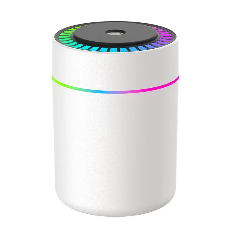 Mini Air Humidifier – USB Aroma Diffuser with LED Lights (180ml)