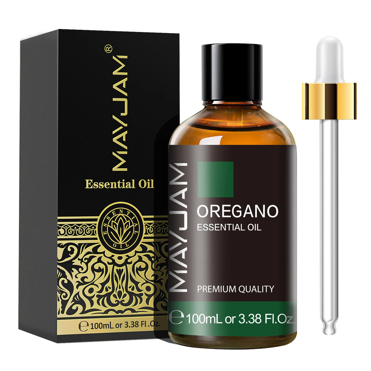MAYJAM Essential Oil – 100ml Pure Aromatherapy Oil with Dropper