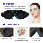3D Eye Mask – Contoured Sleep Mask for Total Light Blockout