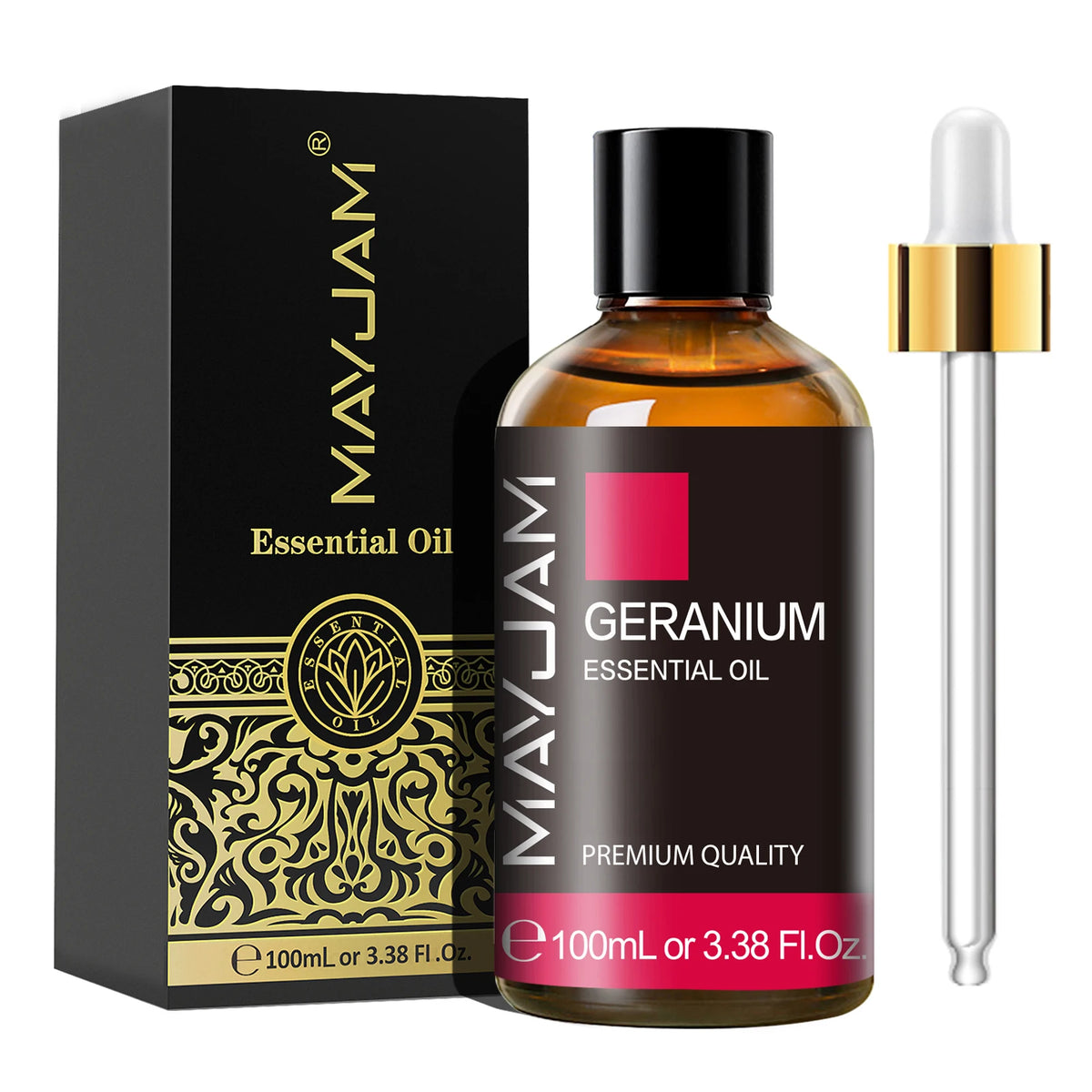 MAYJAM Essential Oil – 100ml Pure Aromatherapy Oil with Dropper