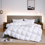 Luxury Goose Down Duvet – 100% Cotton Shell Winter Comforter