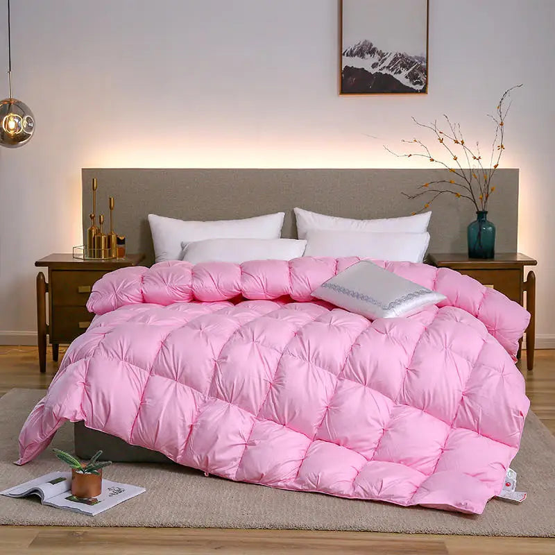 Luxury Goose Down Duvet – 100% Cotton Shell Winter Comforter