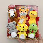 Animal Finger Puppet Set – Educational Plush Storytelling Toys for Kids