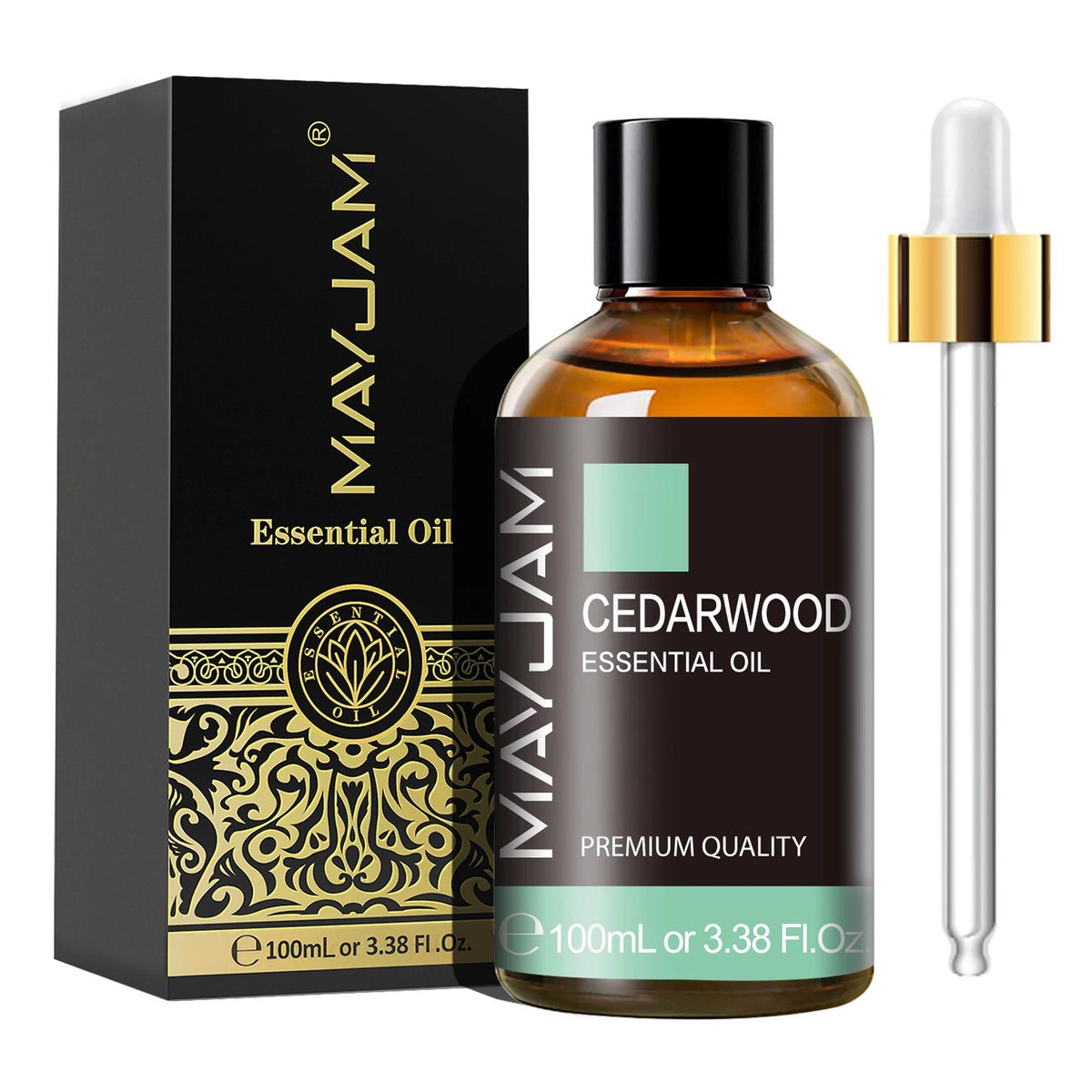 MAYJAM Essential Oil – 100ml Pure Aromatherapy Oil with Dropper