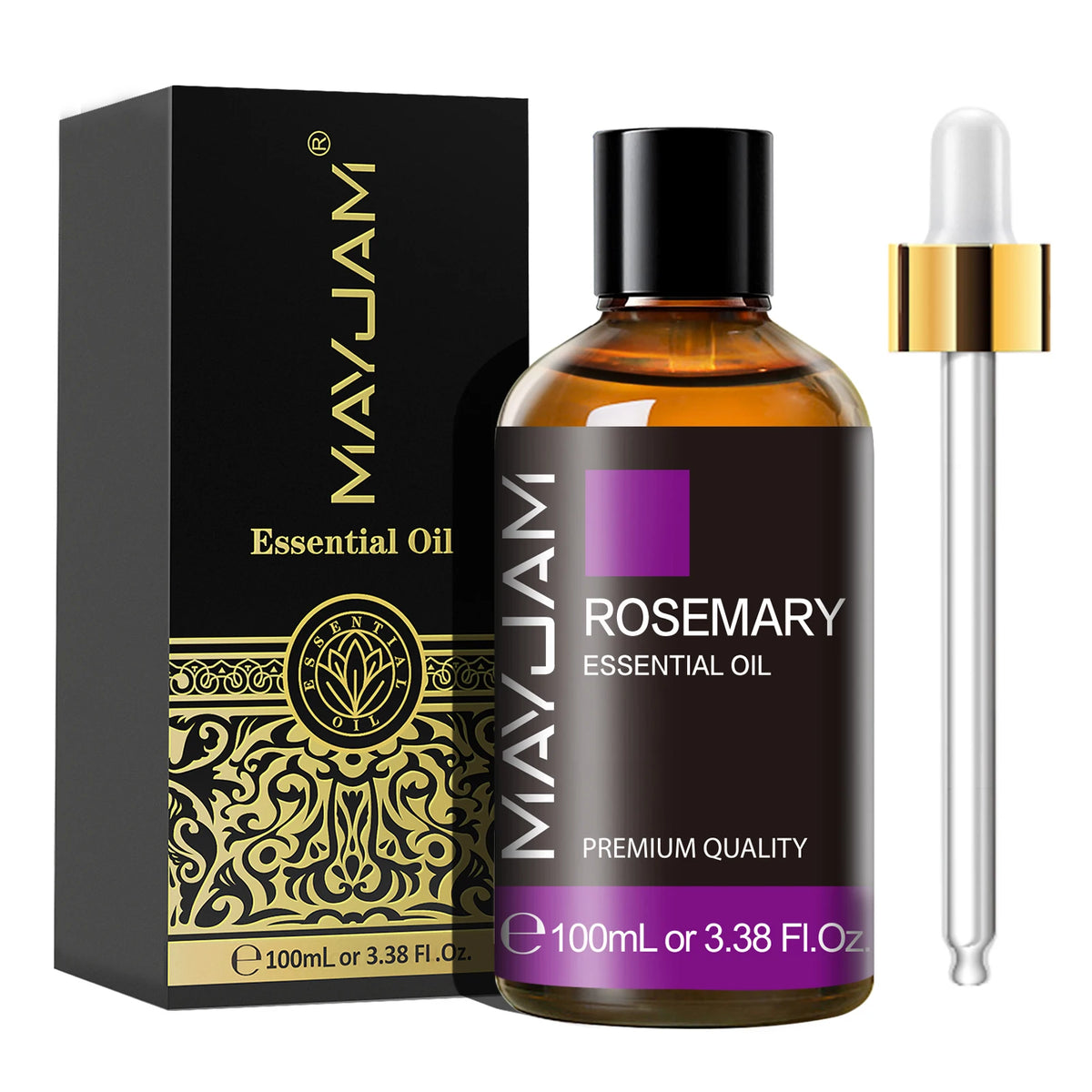 MAYJAM Essential Oil – 100ml Pure Aromatherapy Oil with Dropper
