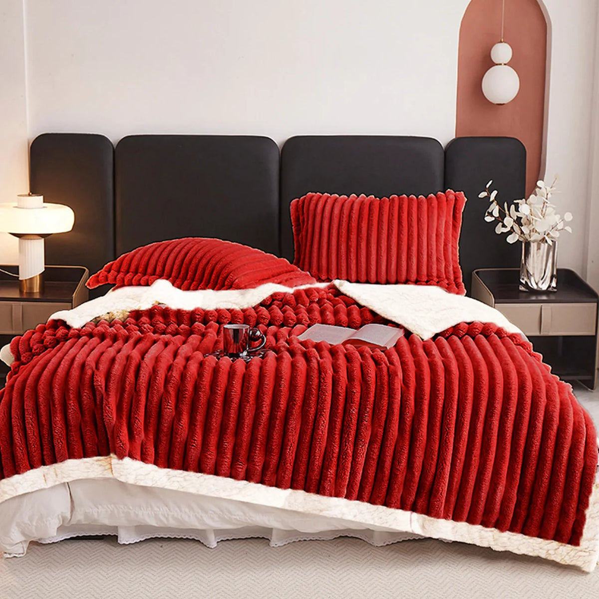 Weighted Fleece Blanket – Soft Sherpa Comfort