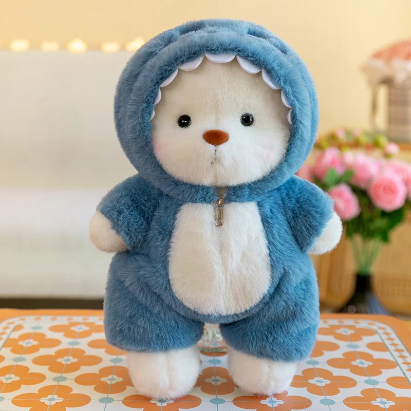Kawaii Bear Plush Toy – Soft Stuffed Teddy in Suit for Kids & Gifts