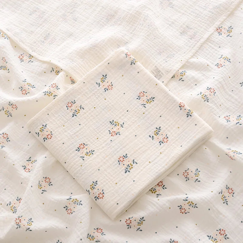 Muslin Baby Blanket – 2-Layer Cotton Swaddle for Newborns & Kids