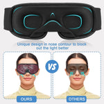 3D Sleep Mask – 100% Light Blockout & Pressure-Free Comfort