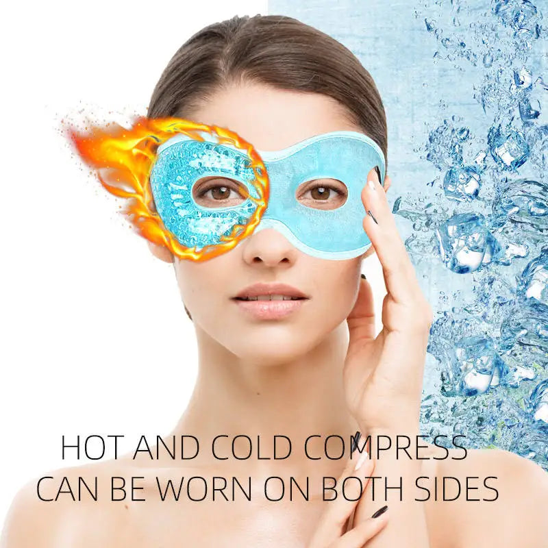 Hot & Cold Gel Eye Mask – Reusable Compress for Puffy Eyes, Dryness & Stress Relief