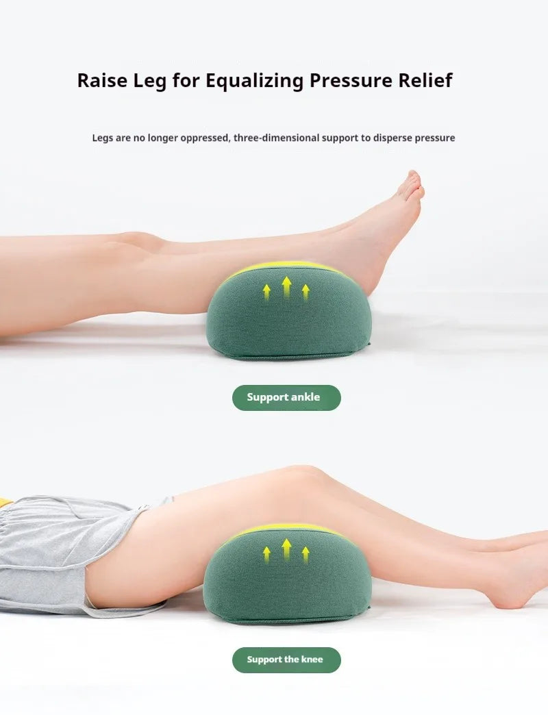 Contoured Memory Foam Knee Pillow – Orthopedic Leg Support for Pain Relief & Spine Alignment