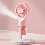 Mini Mist Fan – Portable USB Rechargeable Humidifier & Cooling Spray