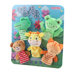 Animal Finger Puppet Set – Educational Plush Storytelling Toys for Kids