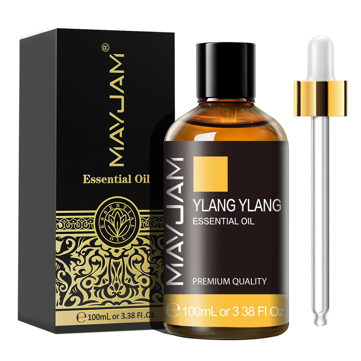 MAYJAM Essential Oil – 100ml Pure Aromatherapy Oil with Dropper