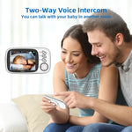 Wireless Video Baby Monitor – 3.2" Screen with Night Vision & Two-Way Audio