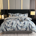 Egyptian Cotton Duvet Cover Set – 3-Piece Soft, Breathable Luxury Bedding