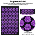 Acupressure Mat & Pillow Set – Lotus Spike Massage Cushion for Back, Neck & Feet