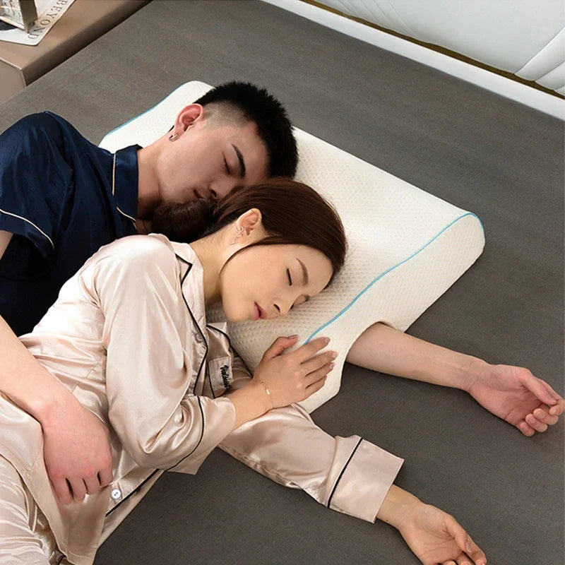Orthopedic Memory Sponge Protects The Cervical Side Sleep Pillow Slow Rebound No Pressure Hand Soft Breathable Couple Pillow