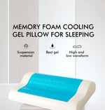 Cooling Gel Memory Foam Pillow – Orthopedic Cervical Support for Comfortable Sleep