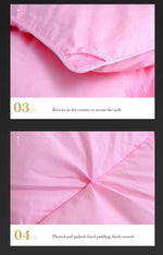 Luxury White Goose Down Filler Duvet 3D Bread Quilt Comforter Winter Heavy Duvet 4kg Weight 100% Cotton Shell Thickened Quilt